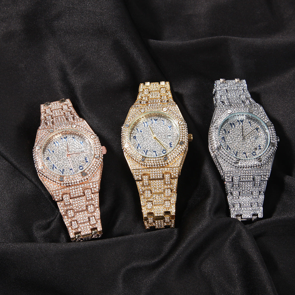 Reloj Full Diamond Arabe